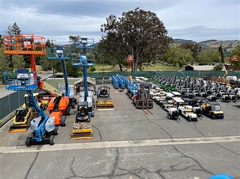 equipment rental napa california